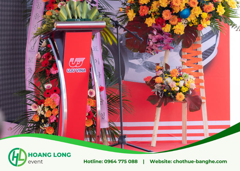 cho thuê bục phát biểu 